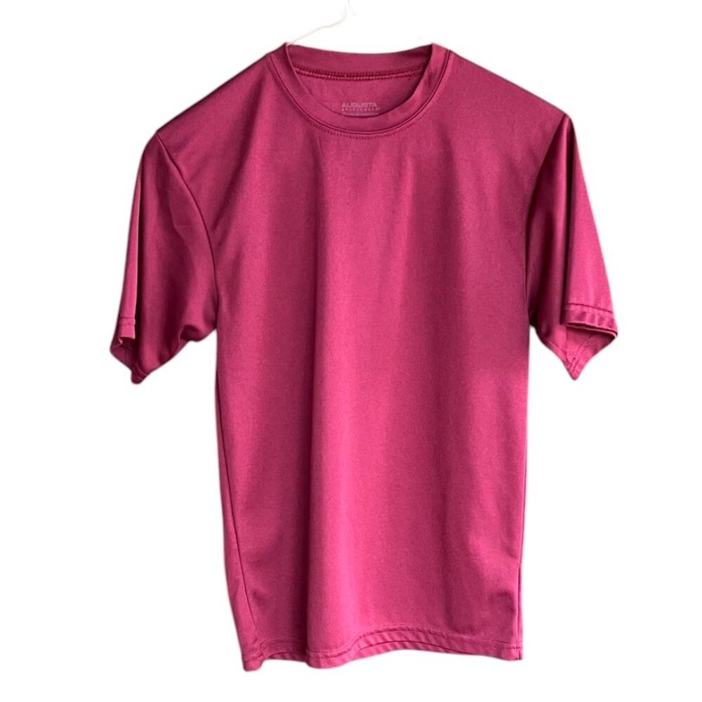 Unisex Augusta Sportswear Burgundy 100% Polyester Crewneck Jersey, Size Youth M